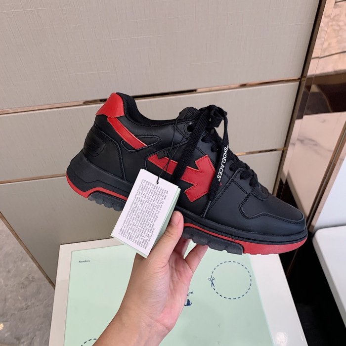 OFF WHITE™ C/O VIRGIL ABLOH OUT OF OFFICE LOW-TOP LEATHER SNEAKERS "OOO"